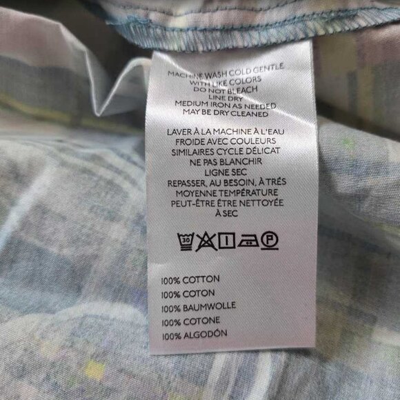 New L By Anthropologie The Somerset maxi shirt-dress in plaid floral - Picture 7 of 12